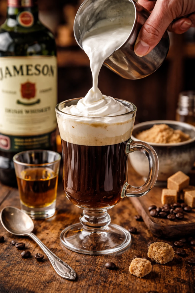 IRISH COFFEE PREPARAZIONE